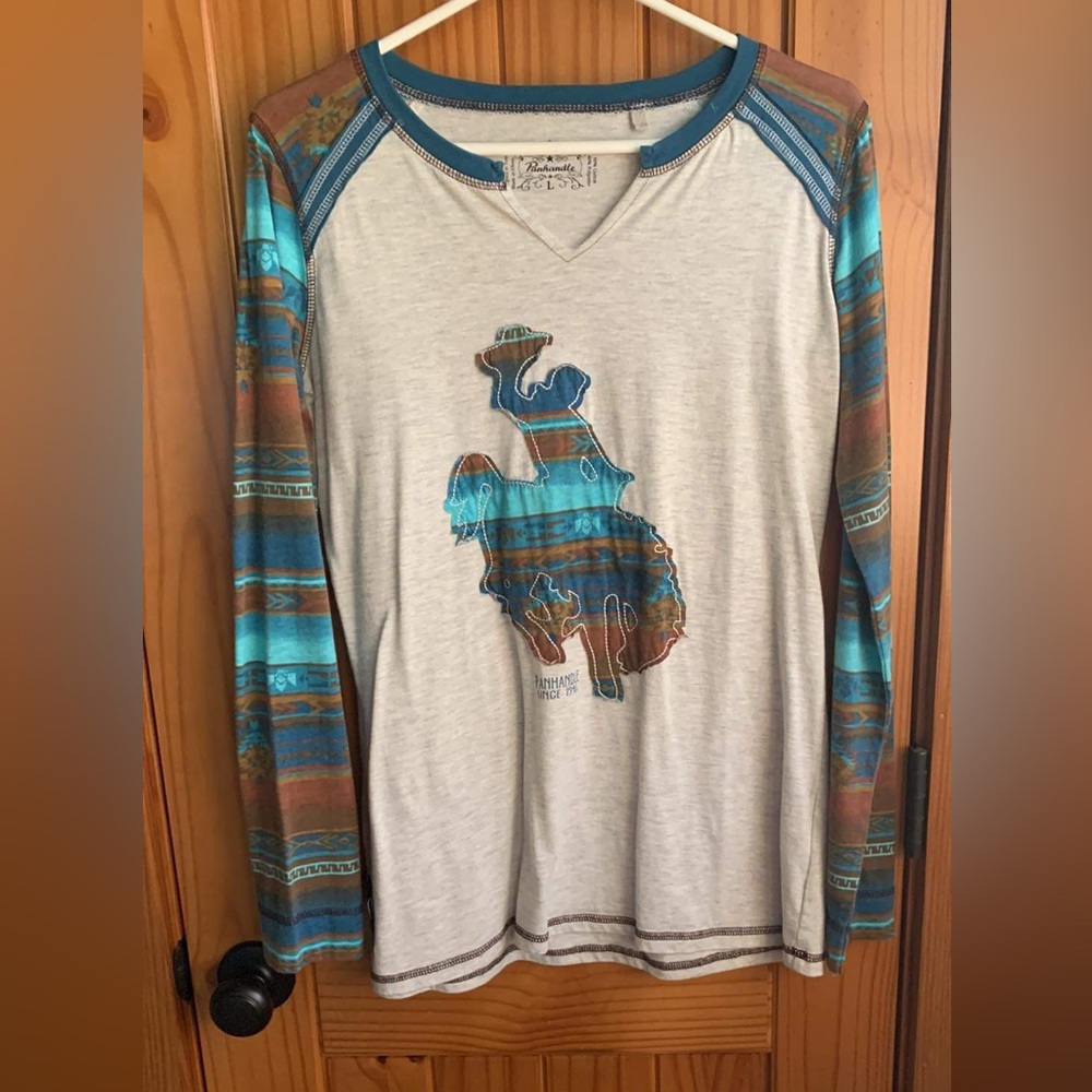 Panhandle long sleeve top size Large